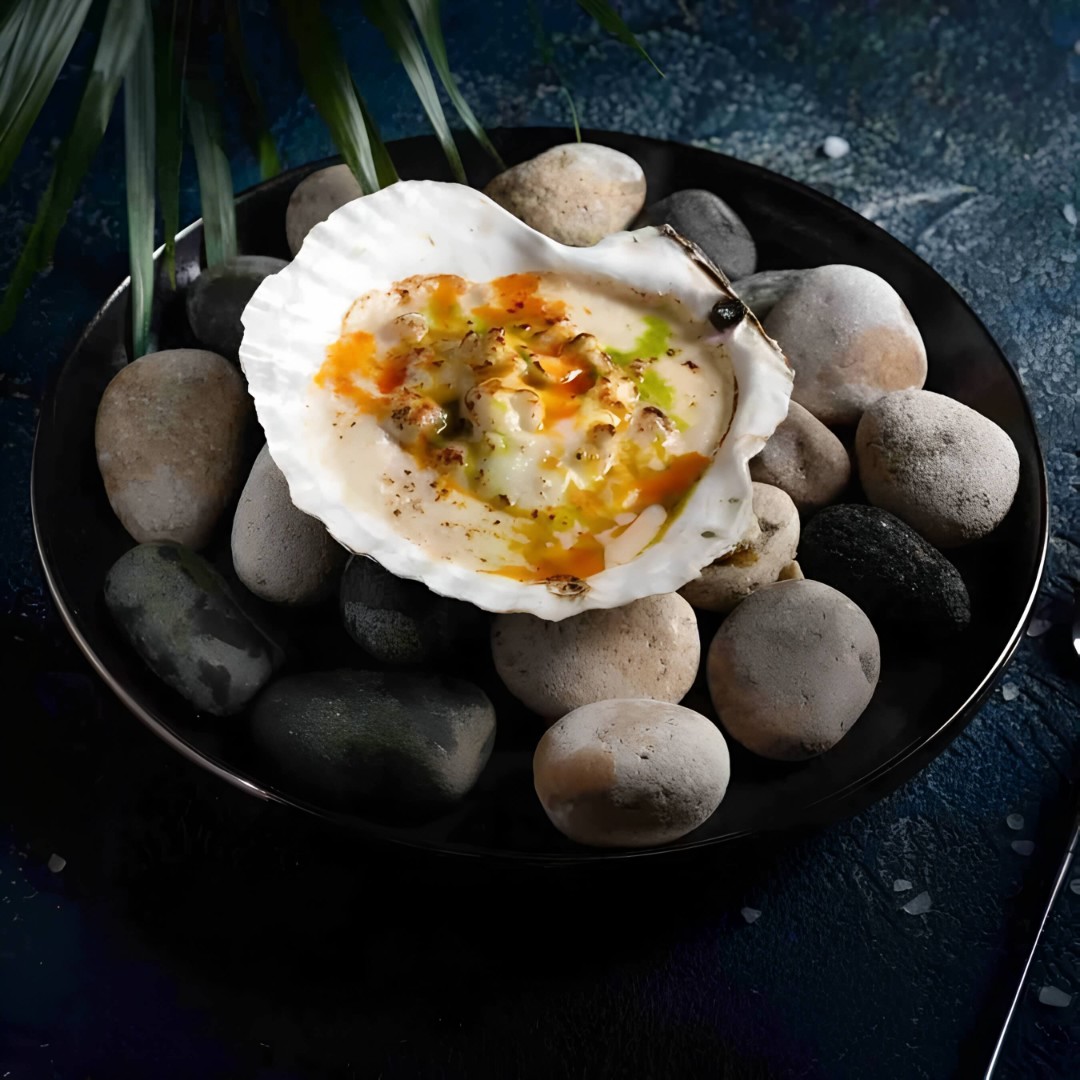 Запечённый гребешок