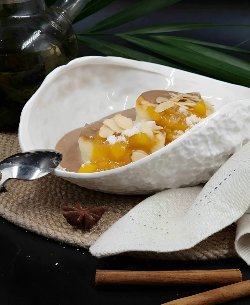 Сырники с манго