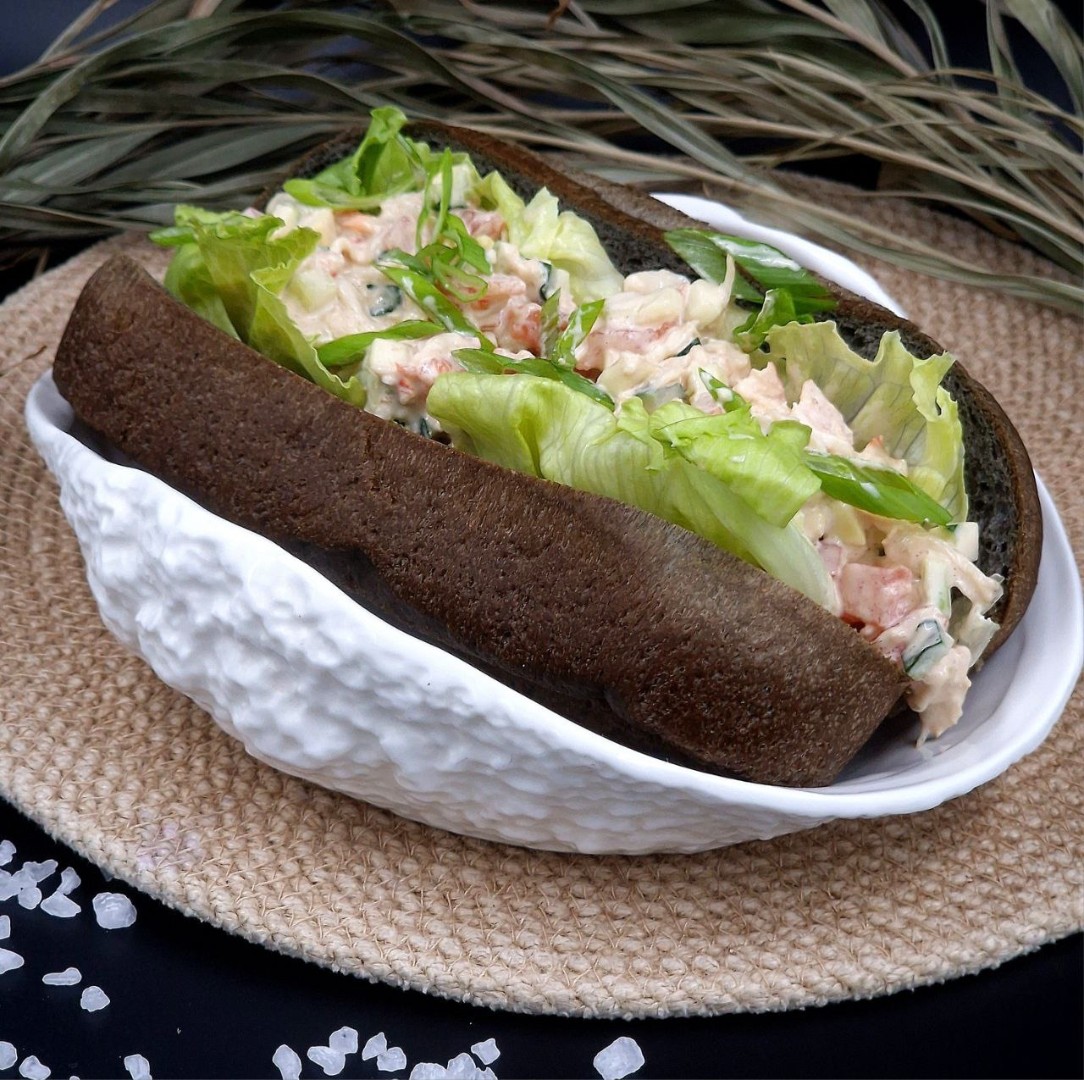 Хот-дог «Red Crab Dog» (с крабом)