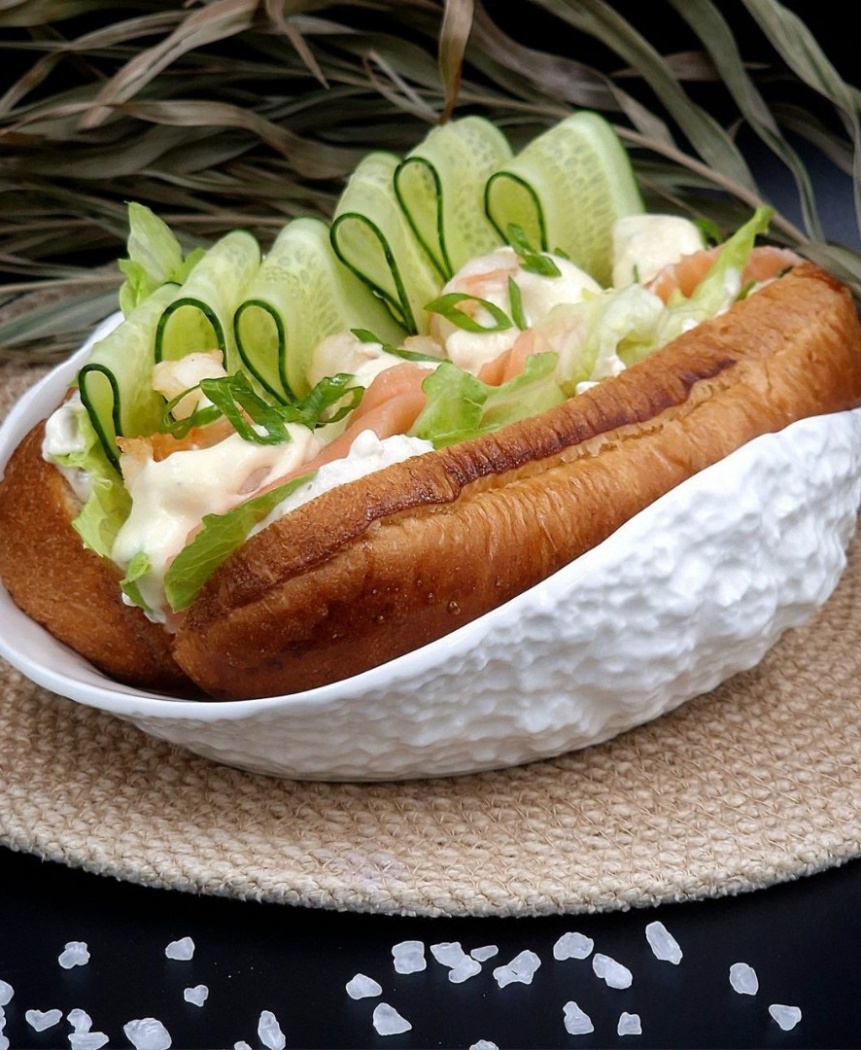 Хот-дог «Nordic Shrimp Dog» (с креветками)
