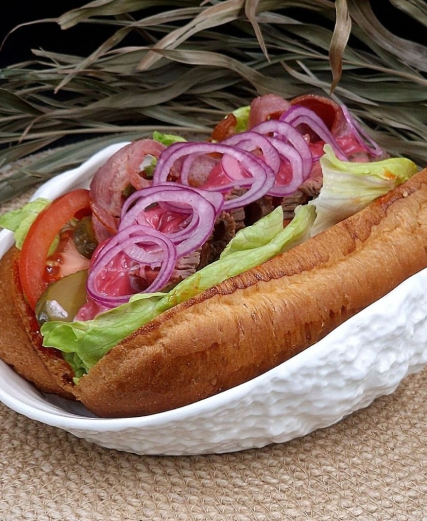 Хот-дог «Texas Roast Dog» ( с мясом)