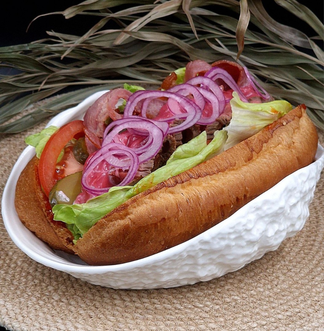 Хот-дог «Texas Roast Dog» ( с мясом)