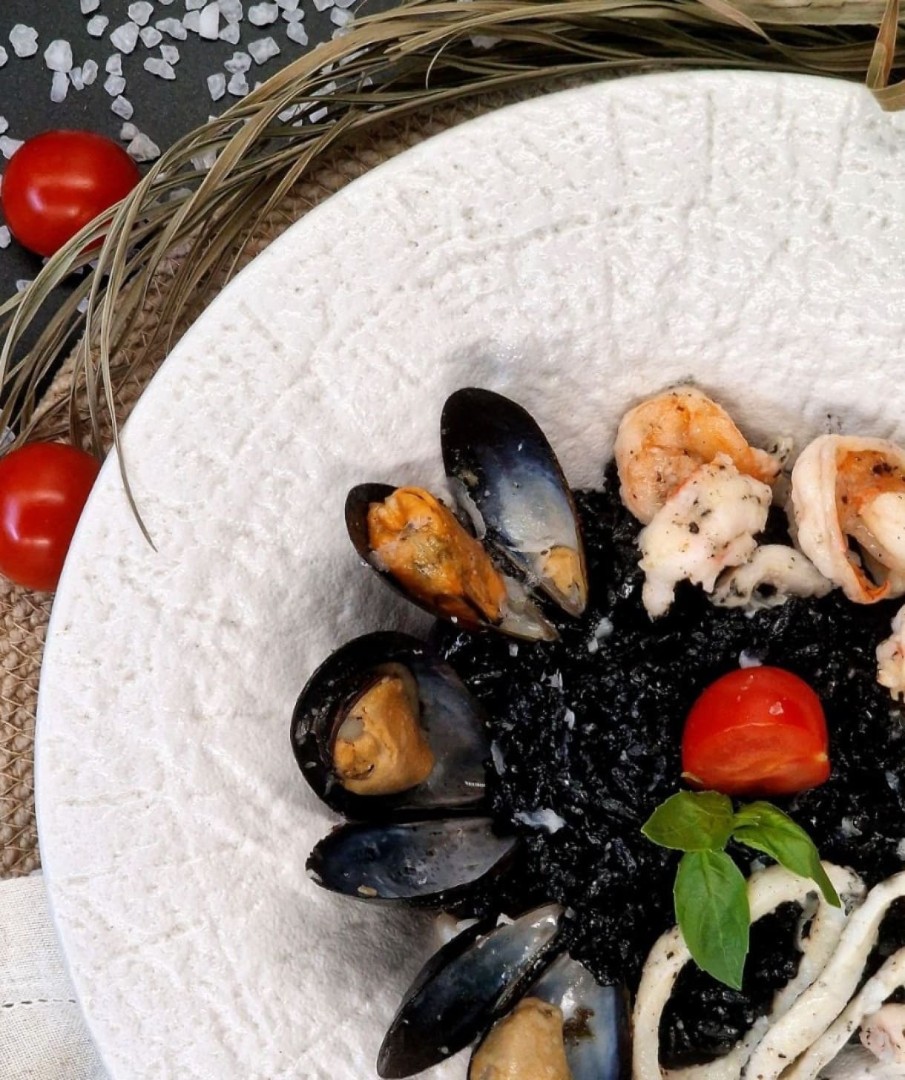 Ризотто с морепродуктами Каракатица & Компания