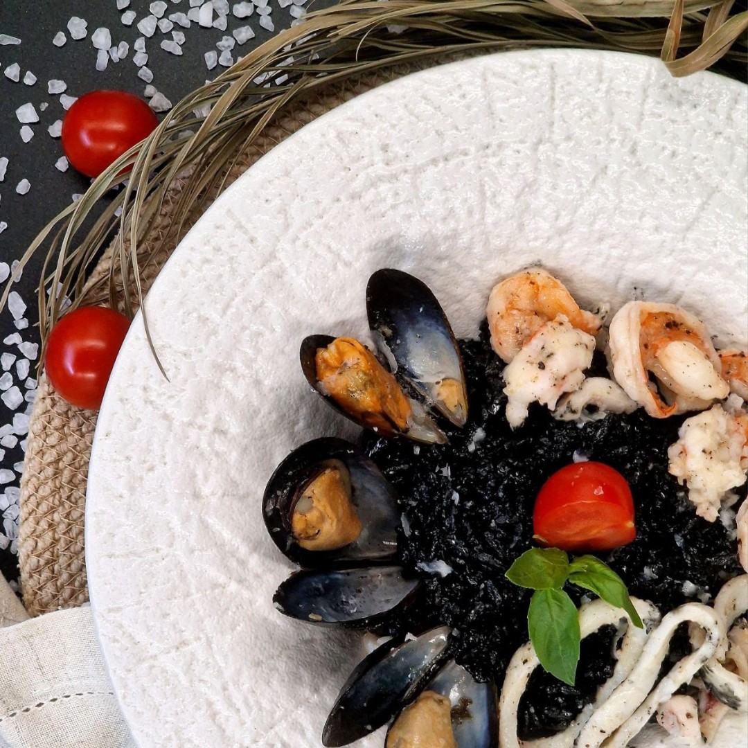 Ризотто с морепродуктами Каракатица & Компания