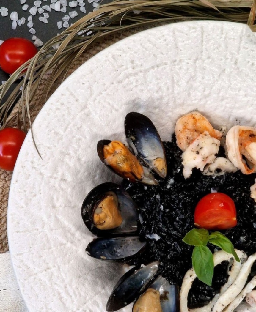 Ризотто с морепродуктами Каракатица & Компания