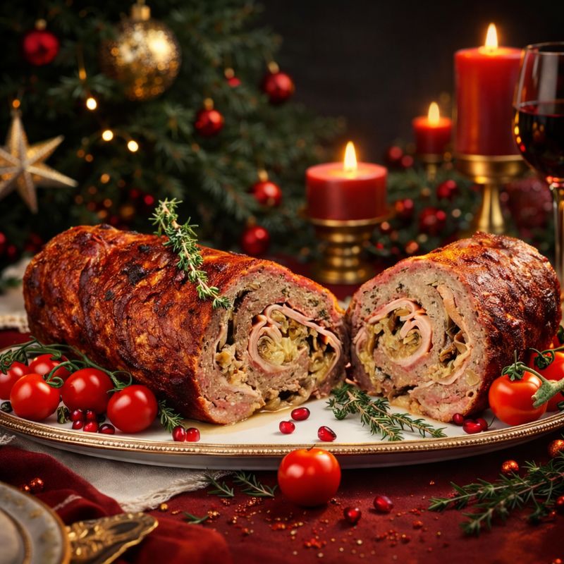 Мясной рулет (горячий)