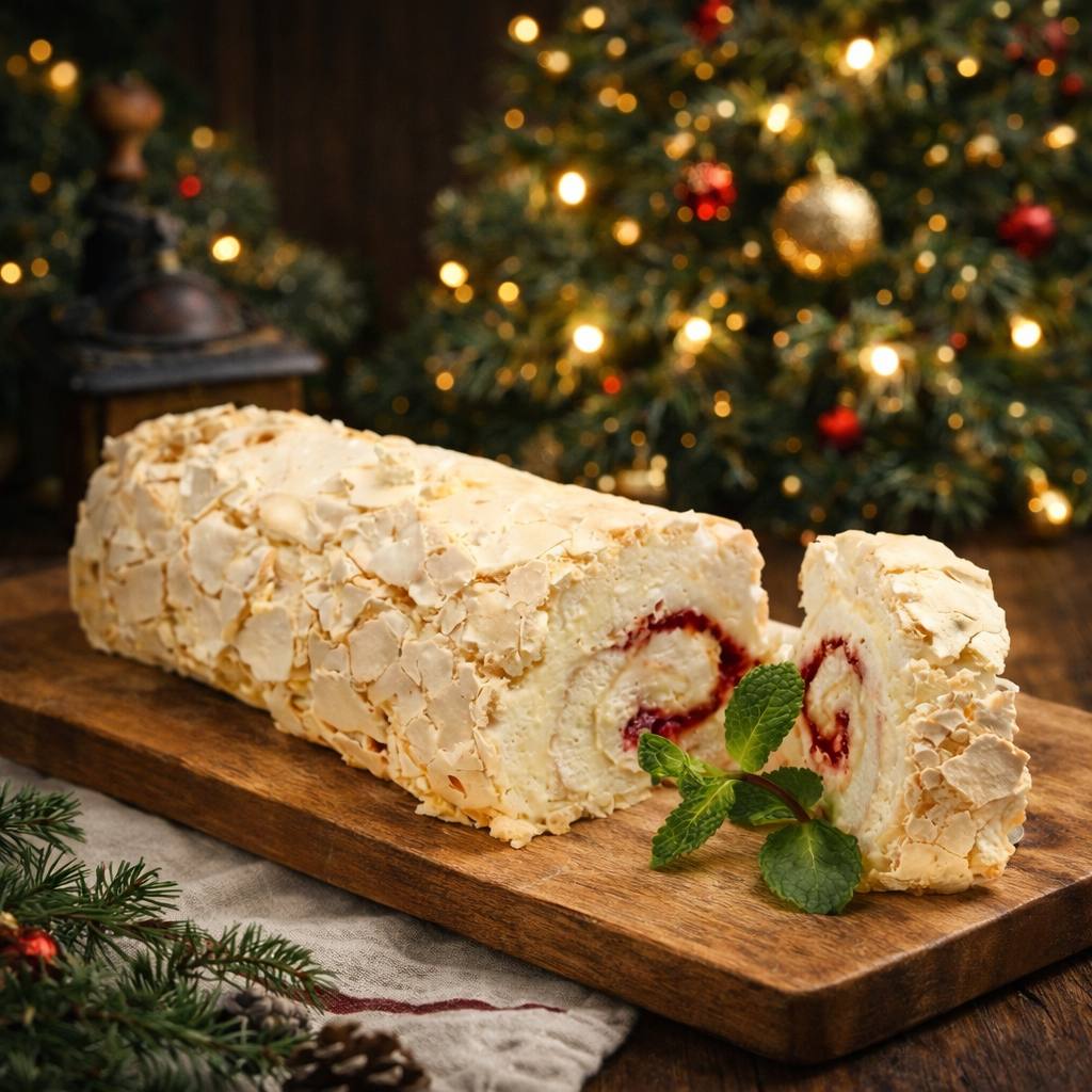 Меренговый рулет